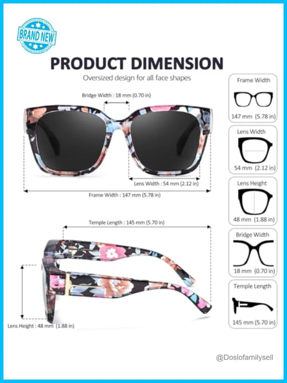 Polarized Fit Over Sunglasses Women UV Protection